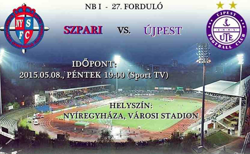 Az Újpestet fogadja a Szpari Nyíregyházán